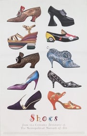 Poster Vintage Shoes - Metropolitan Museum Of Art