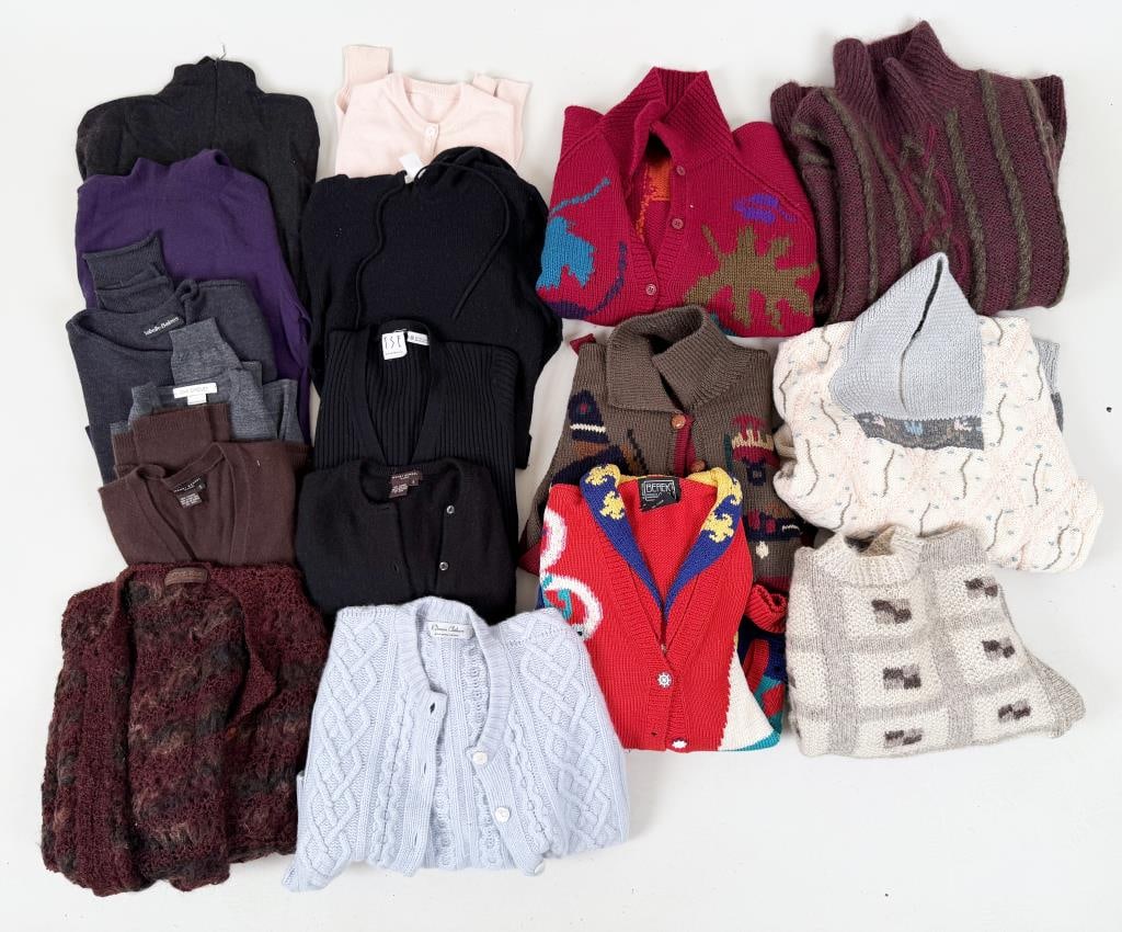 Group Seventeen Cashmere & Wool Sweaters (1 of 7)