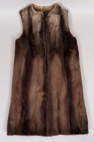 Vintage Sheared Fur Vest Coat