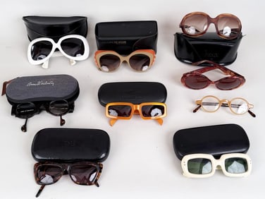 Collection Nine Pairs Retro Women's Sunglasses