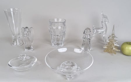 Group Glass Accessories - Steuben & Baccarat