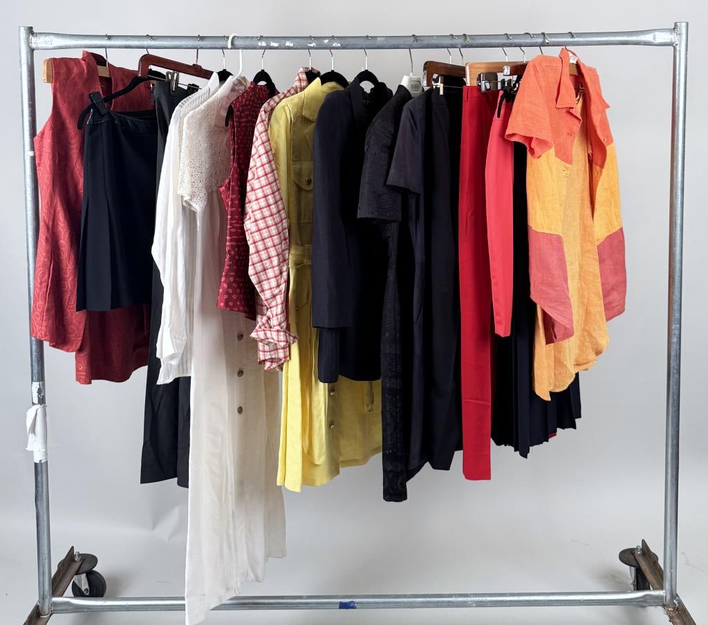 Group Escada Women's Clothing Items: approximately 16 pieces. Sizes 34, 36, 38, S and L. Varying levels of use wear, as is. Property from the Estate of Bobbie Hainline Howrey.