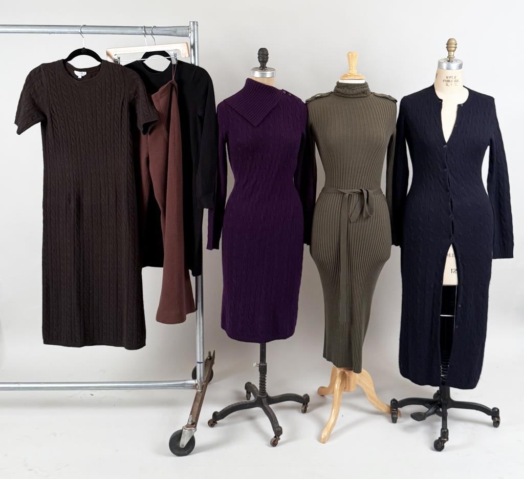 Group Cashmere Sweater Dresses (1 of 3)