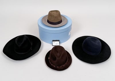 Group Designer Felt Hats - Chanel, Lanvin