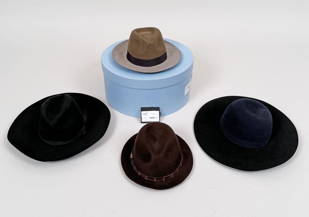 Group Designer Felt Hats - Chanel, Lanvin (1 of 12)