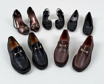 Five Pairs Gucci Women's Shoes
