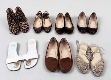 Seven Pairs Christian Louboutin Women's Shoes