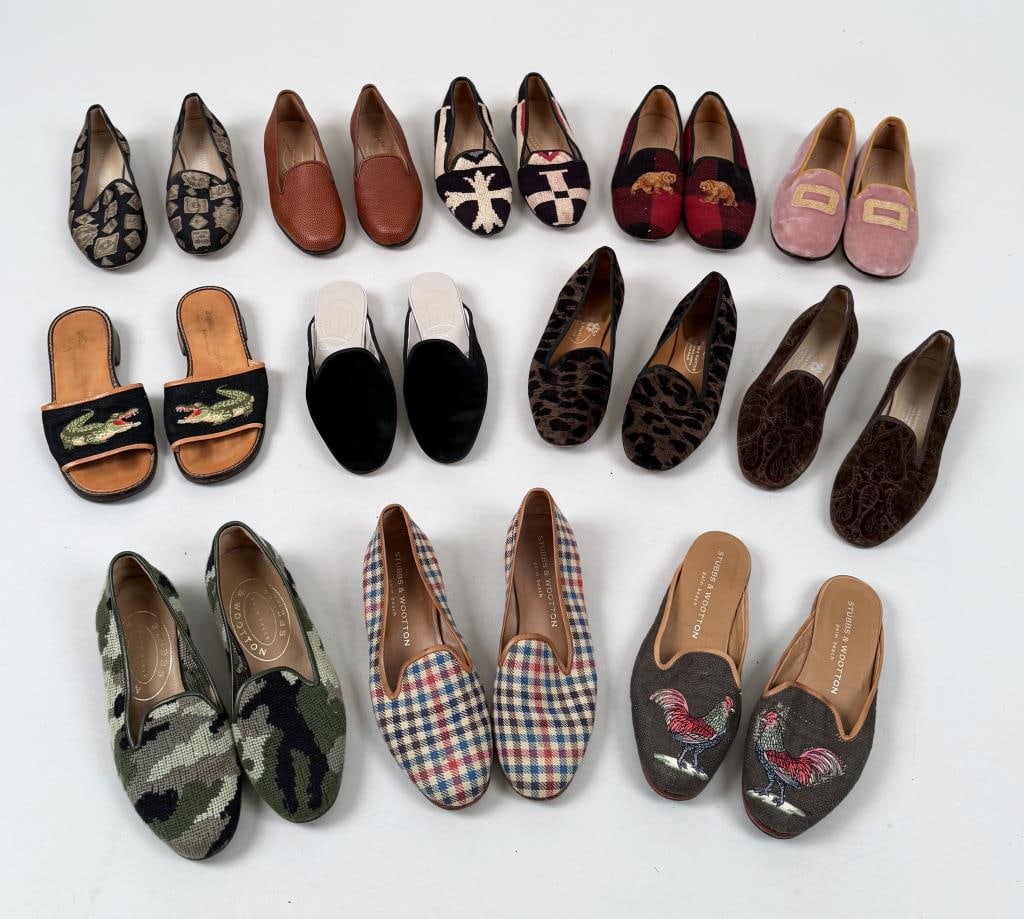 Eleven Pairs Stubbs & Wooten Women's Shoes (1 of 6)