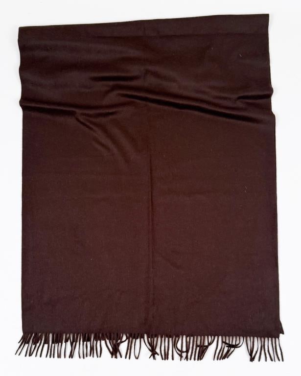 Loro Piana Brown Cashmere Stole Scarf (1 of 5)