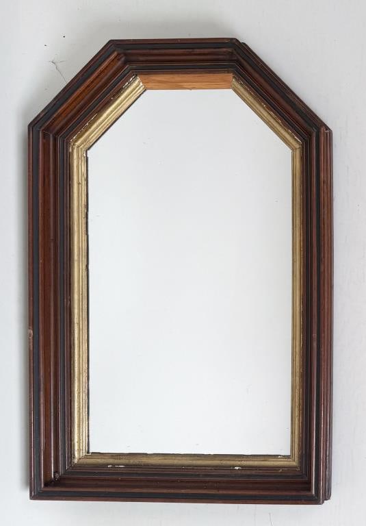 Victorian Walnut Wall Mirror (1 of 3)