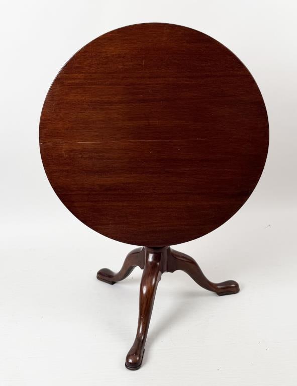 George II Mahogany Round Tea Table (1 of 8)