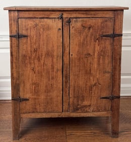 Poss. Southern Hard Pine Primitive Wall Cupboard