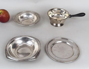 Group Four Sterling Holloware Items