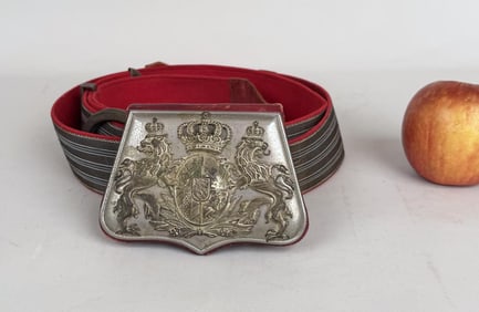 Bavarian Officer's Cartridge Box & Bandolier
