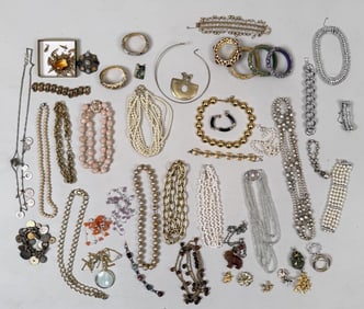 Generous Lot Vintage Costume Jewelry