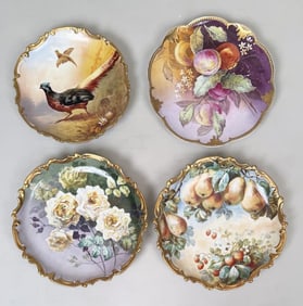 Group Four Limoges Porcelain Chargers