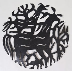 Brutus, Haitian Folk Art Cutout Steel Artwork