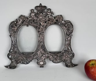 Attr. Wolf & Knell .800 Silver Foliate Frame