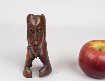 African Tribal Carved Bone Fertility Totem