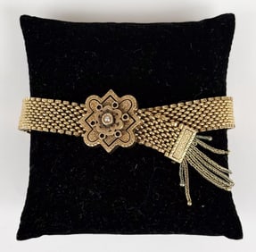 Victorian 14K Gold Slide Bracelet