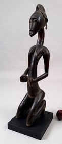Large West African Senufo Figure, Kneeling Female