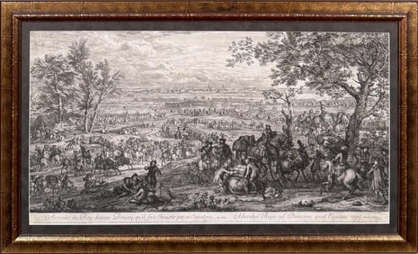 After Van Der Meulen, Arrival of Louis XIV