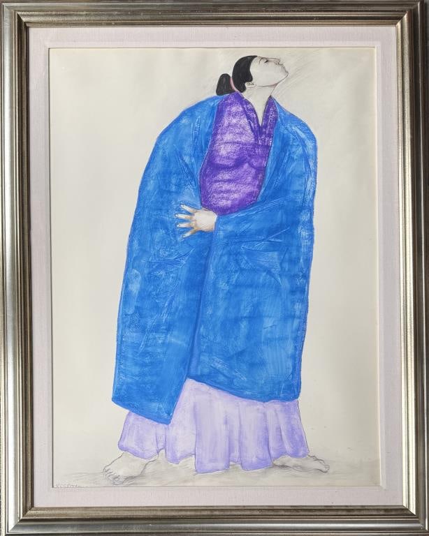 R.C. Gorman, Mixed Media "The Royal Robe" (1 of 5)