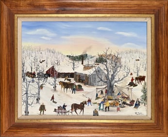 Will Moses, O/B "Barnyard Maple Sugar Camp"