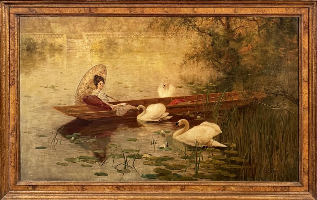 A.E. Bailey, O/C "Afternoon On The Lake" (1 of 6)