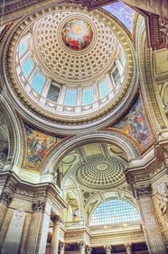 A. Festa, Colorful Interior Dome Photograph