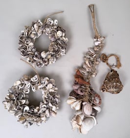 Group Seashell Decorative Items
