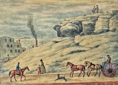 Kollner, W/C "On Shurs Lane Manayunk 1896"