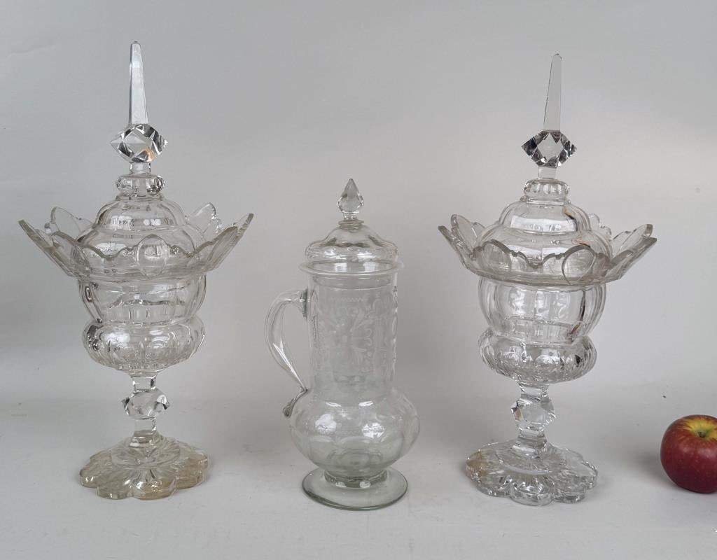 Group Three Early Glassware Items (1 of 10)