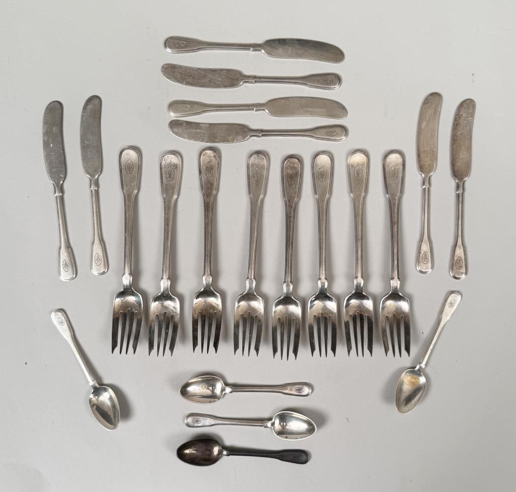 Tiffany & Co Hamilton / Gramercy Sterling Flatware (1 of 5)