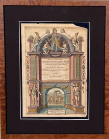 Early Hand Colored Engraving