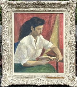 D. Sollinger O/C Girl Reading