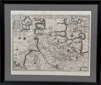 Blaeu, Map Of Holstein, Germany