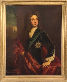 Manner G. Kneller, O/C Portrait Jonathan Churchill