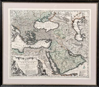 Seutter, Map of Ottoman Empire