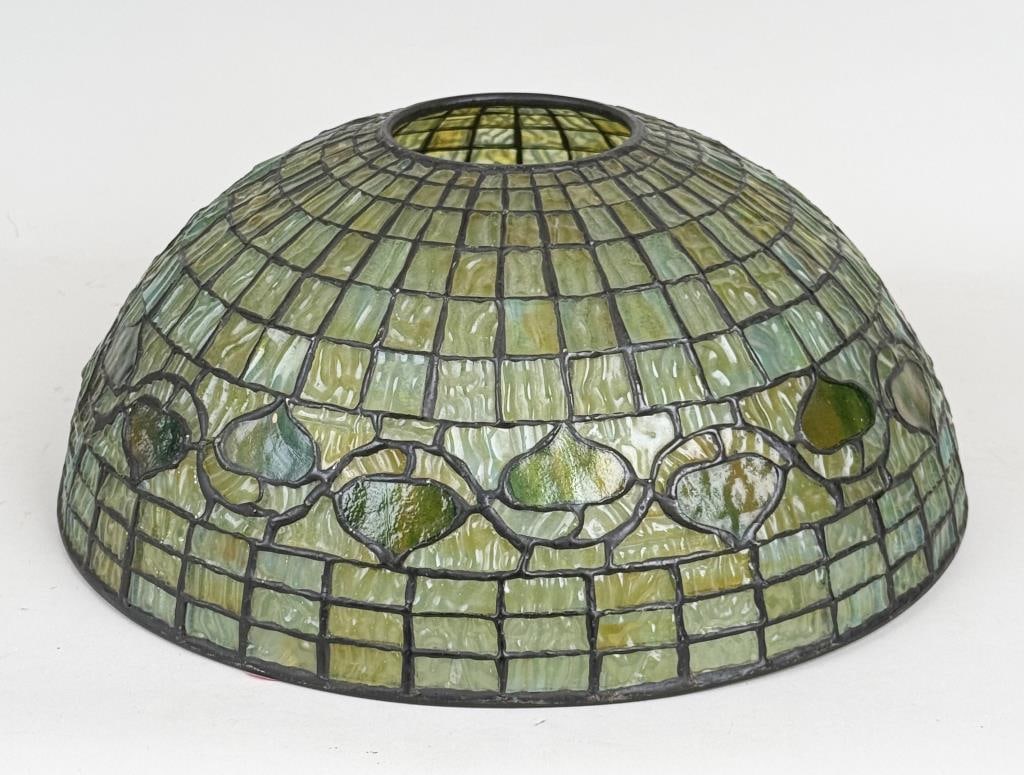 Tiffany Studios Acorn Leaded Glass Lamp Shade (1 of 13)