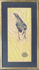 Krause, Woodcut "Encounter" 1952