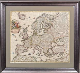 Sandrart, Map Of Europe