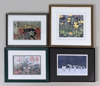Estate Group Four Art Prints, Including Milek