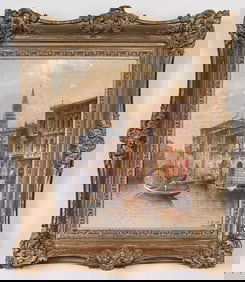 Kaufmann, O/C Venetian Canal Scene