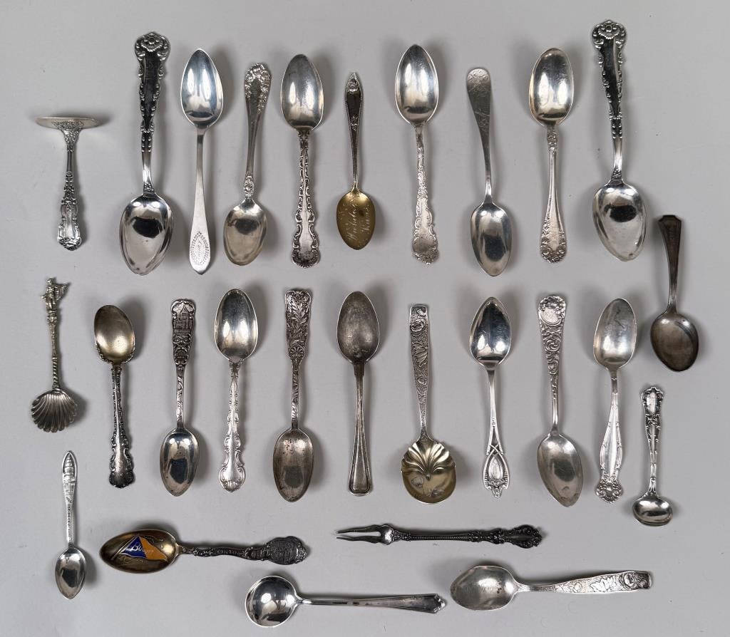 Large Group Assorted Sterling Flatware (1 of 3)