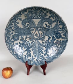 Large Spanish Faience Bowl