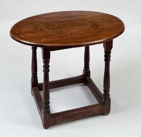 Country American Oval Top Pine Tavern Table