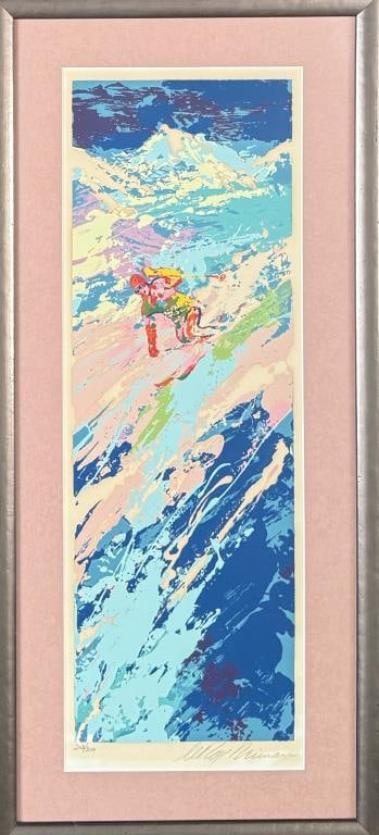 Leroy Neiman; Serigraph; "Downhill Skier", 1973 (1 of 4)