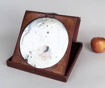 Early Chinese Lacquer Travel Mirror