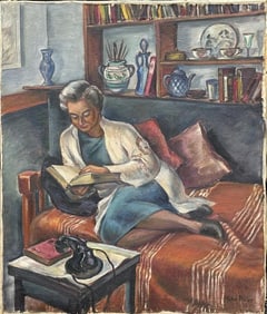 M. Miller, O/C Self Portrait